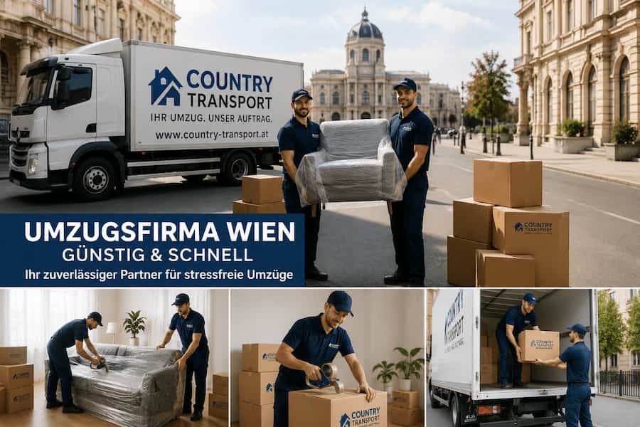 Umzugsfirma Wien günstig und schnell mit Country Transport
