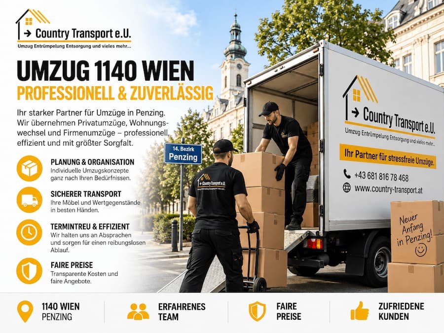 Umzug 1140 Wien Penzing
